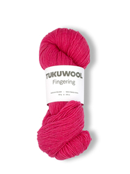 Tukuwool Fingering - Hot pink