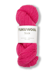 Tukuwool Sock - Hot pink