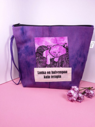 Pink project bag